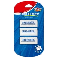 Gomas De Borrar Plástica (3 Unidades) 1 Un Proarte
