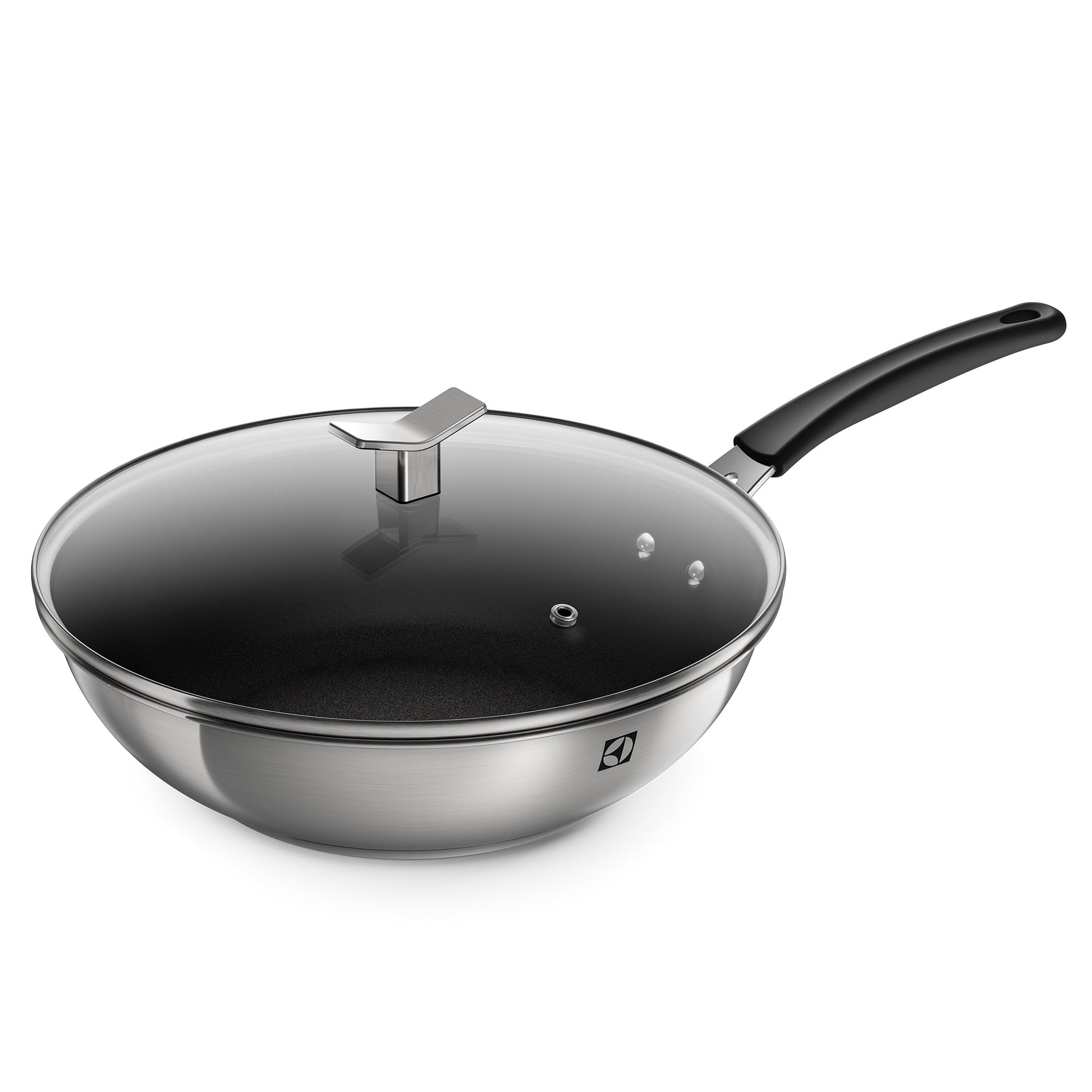 Wok Antiadherente Con Tapa 28 Cm Electrolux