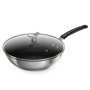 Wok Antiadherente Con Tapa 28 Cm Electrolux