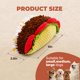 thumbnail image 3 of Juguete para perro PrimePets Taco de peluche chirriante, 3 of 7