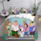 thumbnail image 1 of Family Guy Stewie Brian Griffin Duvet Cover Bedding Set Pillowcase Quilt3-Piece Bedding Set (1 Duvet Cover + 2 Pillow Shams), 1 of 5
