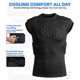 thumbnail image 3 of Camiseta acolchada de fútbol americano Exxact Sports para adulto, negra, 3 of 6