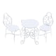 thumbnail image 1 of Juego De Mesa Y Sillas De Jardín Para Casa De Muñecas, Adornos De Jardín De Hadas De Hierro Para Accesorios Fotográficos, 1 of 3