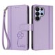 thumbnail image 3 of Funda Cartera Trébol para Samsung Galaxy S26 Ultra con Ranuras Tarjetas y Carga Inalámbrica Morado claro, 3 of 6