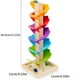 thumbnail image 2 of Montessori Rainbow Wooden Tree Petal Ball Running Track Building Blocks - Educational Toys for Early Childhood Development, 2 of 2