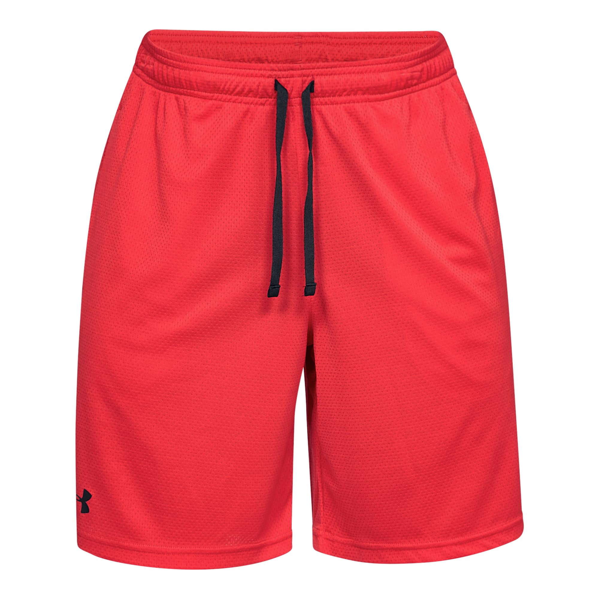Pantalones Cortos Under Armour Tech Mesh Para Hombre Rojo/negro, Talla M