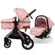 thumbnail image 1 of Coche Cuna Con Silla Nido Y Accesorios Rosado LuBabycas, 1 of 8