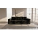 thumbnail image 1 of Sofa Praga 3 Cuerpos Felpa Negro, 1 of 5