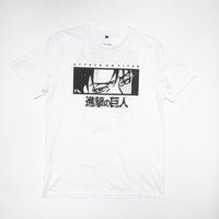 Polera Hombre You Attack On Titan Escudo Blanco