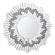 thumbnail image 1 of Espejo Redondo Decoración Pared Plateado Moderno Grande Jhn, 1 of 3