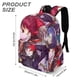 thumbnail image 3 of Persona 5 Royal-theme Backpack, Campus style schoolbag Bookbag with Adjustable Shoulder Straps And Large Zip Compartment, Unisex Travel Bags.42x30x15cm, 3 of 6