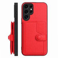 Foxdock Funda Para Samsung Galaxy S24 Ultra Con Bloqueo Rfid - Diseño Elegante Con Cierre De Botón