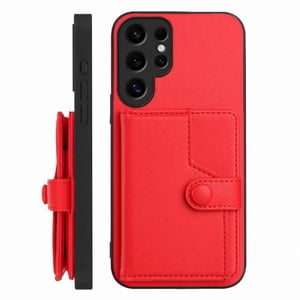 Foxdock Funda Para Samsung Galaxy S24 Ultra Con Bloqueo Rfid - Diseño Elegante Con Cierre De Botón