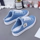 thumbnail image 2 of Zapatillas de lona para mujer con espuma viscoelástica Clipper, cómodas, sin cordones, para vacaciones, 2 of 5