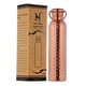thumbnail image 1 of Botella de agua HealthGoodsIn de cobre puro de 1000 ml con acabado martillado, 1 of 9