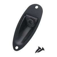 Bothyi - Placa De Conector Para Guitarra Eléctrica, Placa De Salida Para Guitarra Diy, Conector De Salida Para Guitarra Cargado, Color Negro