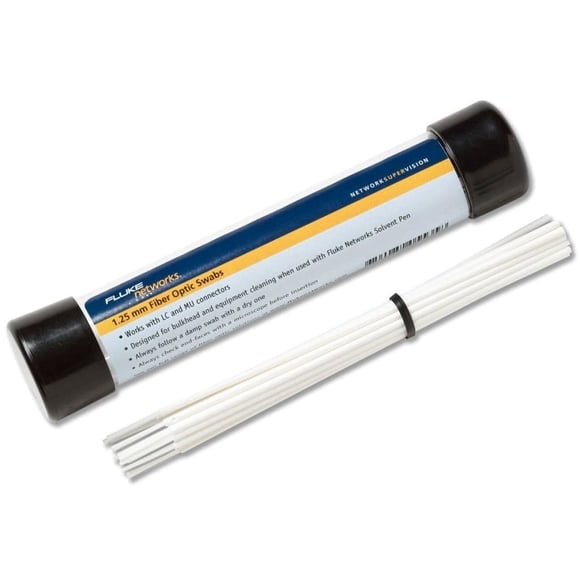 Bastoncillos limpiadores de puertos de fibra óptica Fluke Networks NFC-SWABS-1.25MM