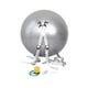 thumbnail image 5 of Pelota Auxiliar de Caída, Pelota de Yoga, Entrenamiento Elástico Duradero, Práctica Antideslizante para Niños Y Adultos, Pelota para Hacer Ejercicio Gris, 5 of 5