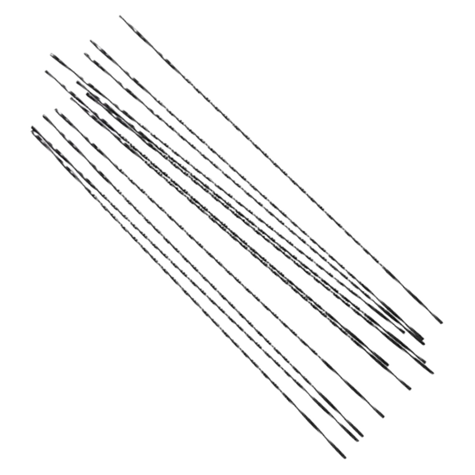 Magideal - Juego De 12 Sierras De Calar De Repuesto, Sierras De Mano Multifunción, Sierras De Alambre De Acero Al Carbono, Herramientas De Corte Para Carpintería Diámetro 095 Mm