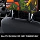thumbnail image 4 of Crash Bandicoot Funda Protectora Universal para Reposacabezas de Coche, Funda Elástica para Reposacabezas de Asiento de Auto, Funda de Tela Antipolvo, Accesorios de Interior 2 Piezas, 4 of 6