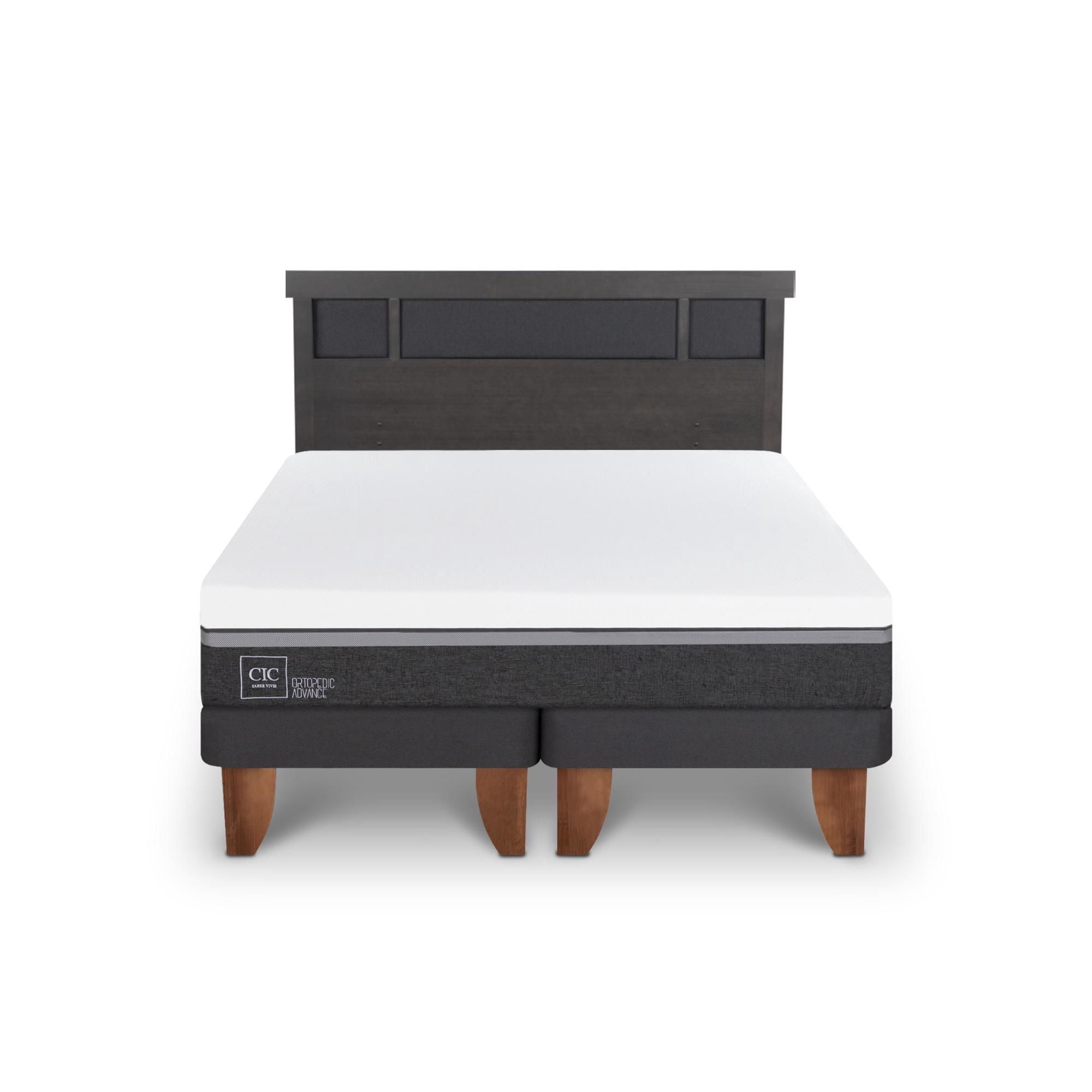 Cic - Cama Europea Europea Ortopedic Advance 2P Bd Respaldo Dublin 2 Plaza Base Dividida