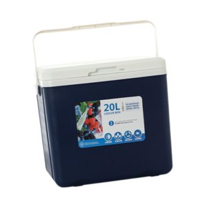 Ioensy - Nevera Portátil Con Asa Resistente, Pequeña, Para Fiestas De Barbacoa, Color Azul