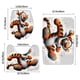 thumbnail image 3 of Juego de Alfombras de Baño Desmarcar Winnie Pooh y Tigger 3 Piezas, 3 of 6