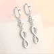 thumbnail image 3 of Aros Plata 925 Infinito Pendiente Mujer Regalo Joya Colgante, 3 of 3