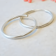 thumbnail image 2 of Aros De Plata 925 Argollas 45 Mm Plateado, 2 of 3