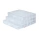 thumbnail image 1 of Caja De Almacenamiento De Joyas, Bandeja Para Pendientes, Cajones De 3 Capas, Soporte Para Pendientes Para Armarios, Transparente, 1 of 5