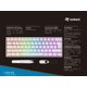thumbnail image 2 of Teclado Ranked Supernova 62 teclas RGB Español Blanco, 2 of 8
