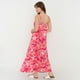 thumbnail image 2 of Vestido Mujer Largo Tiritas Print Hawai Rosado Corona, 2 of 5