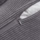 thumbnail image 3 of REGALWOVEN Fundas de Cojín Decorativas de Pana a Rayas Paquete de 2 Fundas de Almohada Suaves para Sofá Cama Sofá Decoración del Hogar Gris 20 x 20 Pulgadas, 3 of 6