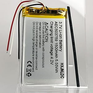 Hxjnldc 3.7V Aec503759 1500Mah Li-Ion Li-Ion Batería De Polímero De Litio Repuesto Para Steelseries Arctis 1 Arctis 3 Arctis 7 Auricular Inalámbrico