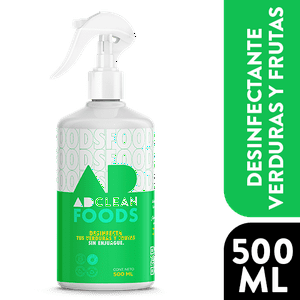 Desinfectante Alimentos Sin Enjuague Adclean 500 Ml