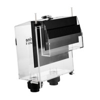 Magideal - Caja De Desbordamiento De Entrada, Accesorios Para Acuario, Acrílico, Fácil De Instalar, Peine De Desbordamiento, Filtro Interno, Sifón, Arranque Auto 5000L Negro