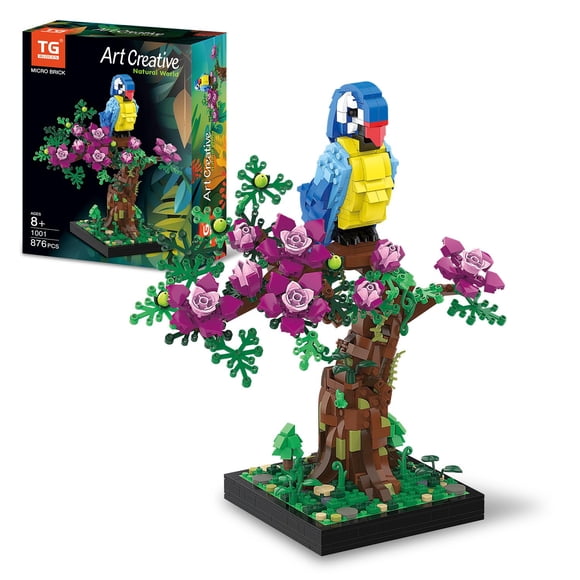 Juguete Building Blocks TG BLOCKS con forma de microladrillo con forma de flor