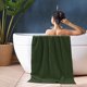 thumbnail image 5 of Juego de 2 Toallas de Baño BOUTIQUO 71 cm Verde Oliva, 5 of 6
