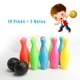 thumbnail image 2 of Juego de Bowling de Plástico para niños 10 Pines + 2 Pelotas, 2 of 5