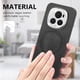thumbnail image 2 of Magnetic Slim Case for Honor Magic 6 Pro with Camera Guard & Anti-Scratch Back Black, 2 of 6