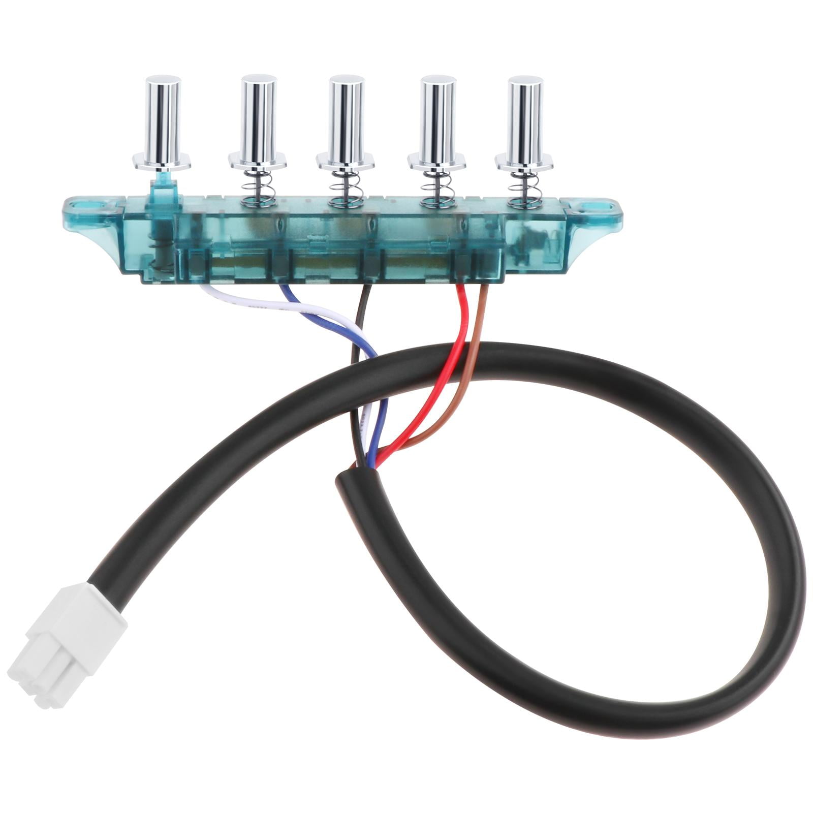 Magideal - Interruptor De Botón De Campana Extractora, Interruptor De Botón De Campana Extractora, Interruptor De Accesorio Tipo Piano, Interruptor De Botón De T 5 Pulsador