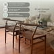 thumbnail image 3 of Set x2 Sillas de Comedor Wishbone Relan Makati Acero y Ratán, 3 of 8