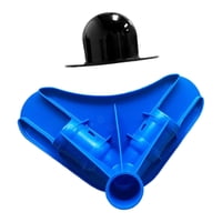 Magideal - Conector Piscina Esquinero Unión Marco Metal Reemplazo Tapón Válvula Instalación Rápida Material Pp Adecuado Para Piscina Jardín Piscina Desmontable Azul