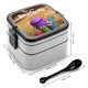 thumbnail image 2 of Pregunta a los StoryBots Fiambrera de Doble Capa, Contenedor de Almuerzo Portátil Apilable, Almacenamiento de Alimentos Hermético a Prueba de Fugas, 1000ml, 2 of 6