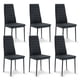 thumbnail image 1 of Pack 6 Silla Negra de Comedor Line, 1 of 3