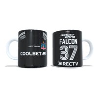 Arumistorechile - Tazon Taza + Porta Vaso Colocolo 2024 Negro Maximiliano Falcón