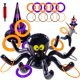 thumbnail image 1 of Juego de Lanzamiento de Aros Max Fun Araña y Sombrero de Bruja – 12 Aros, 1 of 7