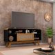 thumbnail image 2 of Rack Tv 55 Lazuli Negro Rattan, 2 of 4