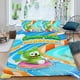 thumbnail image 2 of Oso de Goma y Amigos Conjunto de sábanas temático, trío de piezas, cómodo y amigable con la piel, diseño único, regalo de decoración para el hogar para familiares, amigos y fans,173X218cm, 2 of 6