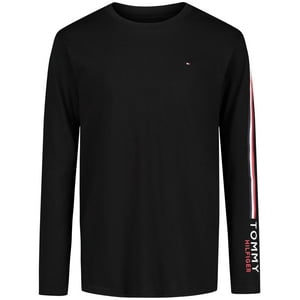 Camiseta Tommy Hilfiger Para Niños De Manga Larga Con Cuello Redondo, 8 Años